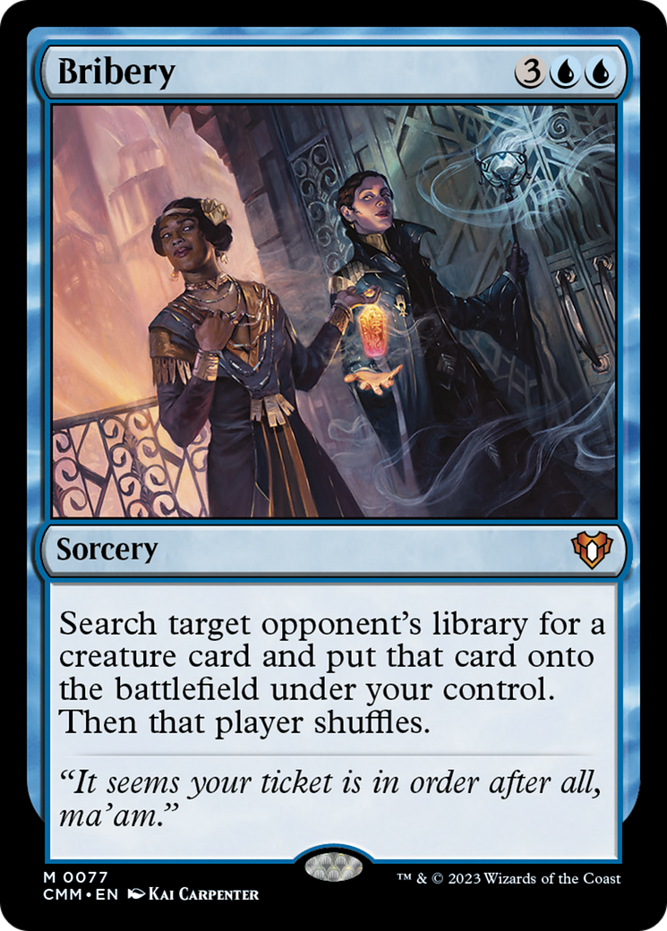 Bribery [Commander Masters] | Deep Dive Games St. Marys