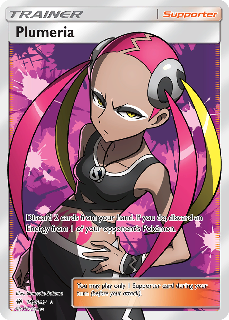Plumeria (145/147) [Sun & Moon: Burning Shadows] | Deep Dive Games St. Marys
