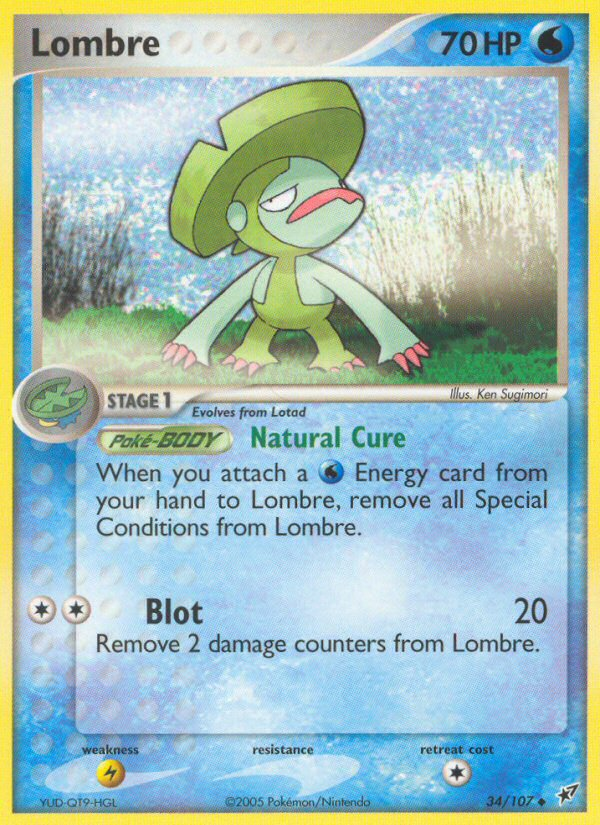 Lombre (34/107) [EX: Deoxys] | Deep Dive Games St. Marys