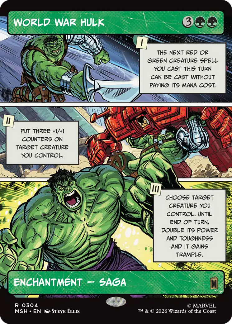 World War Hulk (Borderless) [Marvel Super Heroes] | Deep Dive Games St. Marys