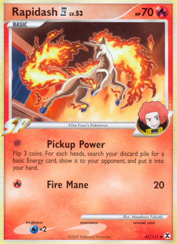 Rapidash (47/111) [Platinum: Rising Rivals] | Deep Dive Games St. Marys