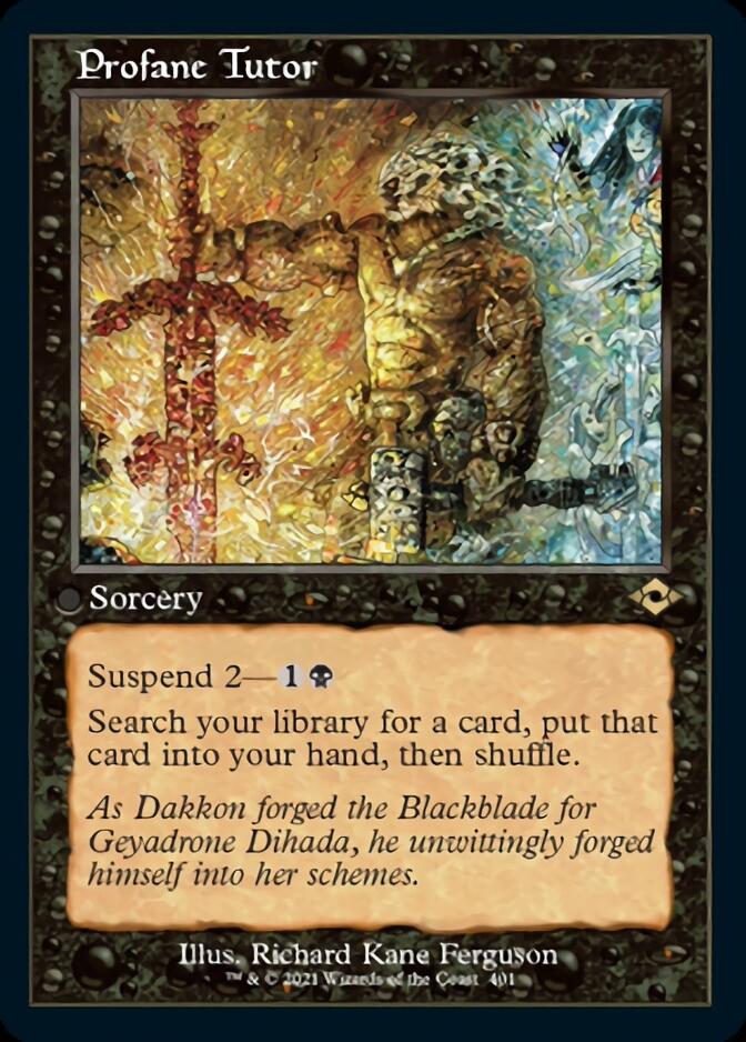 Profane Tutor (Retro) [Modern Horizons 2] | Deep Dive Games St. Marys