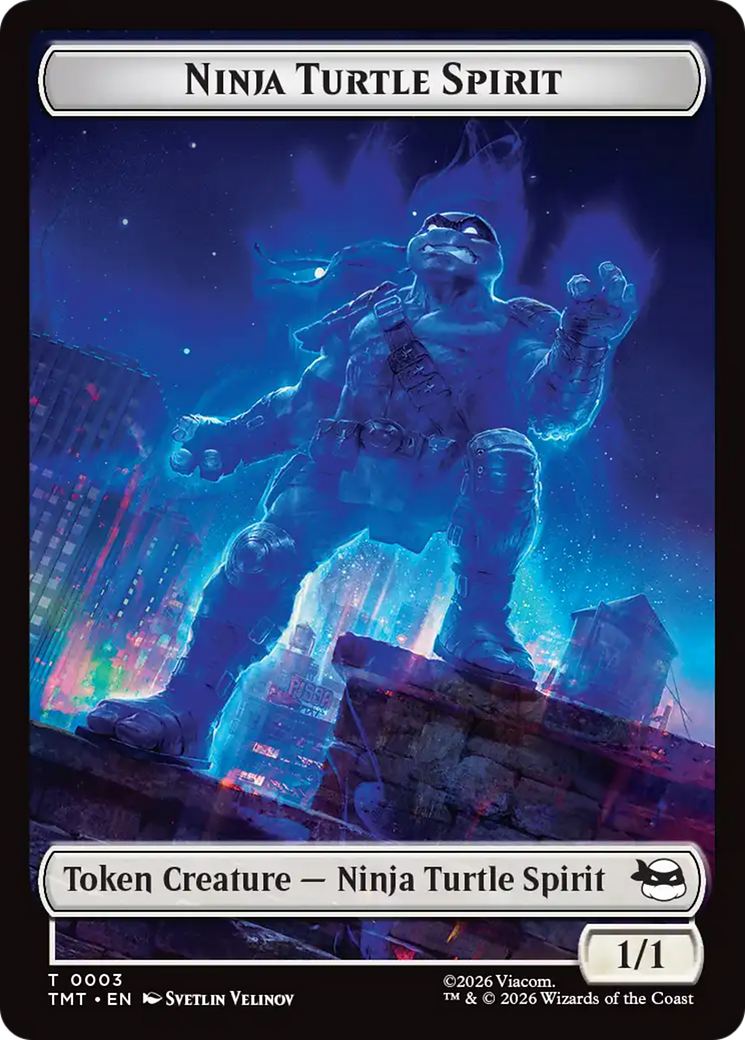 Mutant // Ninja Turtle Spirit Double-Sided Token [Teenage Mutant Ninja Turtles Tokens] | Deep Dive Games St. Marys