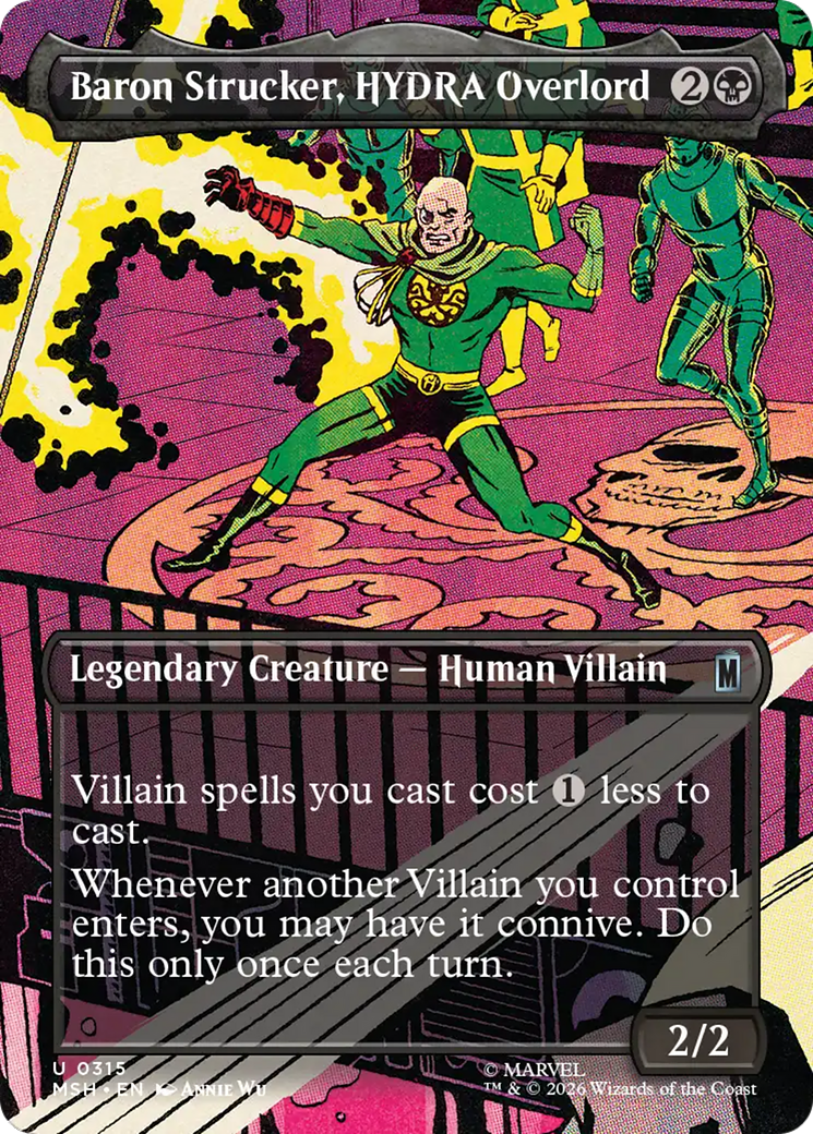 Baron Strucker, HYDRA Overlord (Borderless) [Marvel Super Heroes] | Deep Dive Games St. Marys