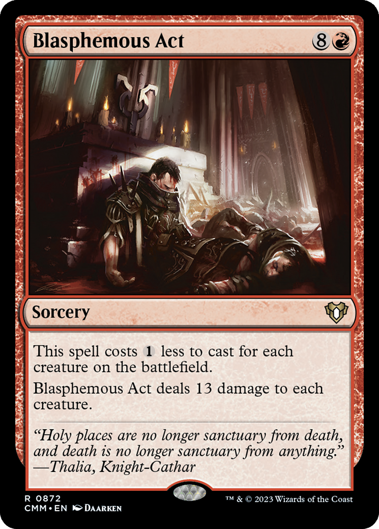 Blasphemous Act [Commander Masters] | Deep Dive Games St. Marys