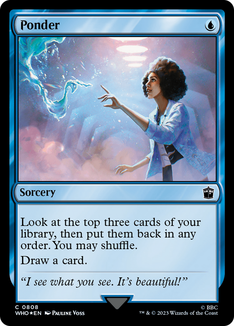Ponder (Surge Foil) [Doctor Who] | Deep Dive Games St. Marys