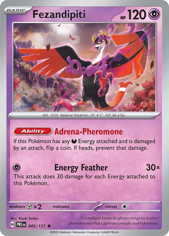 Fezandipiti (045/131) [Scarlet & Violet: Prismatic Evolutions] | Deep Dive Games St. Marys