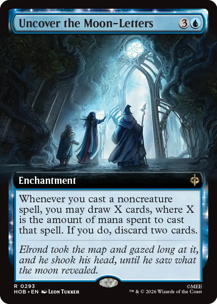 Uncover the Moon-Letters (Extended Art) [The Hobbit] | Deep Dive Games St. Marys