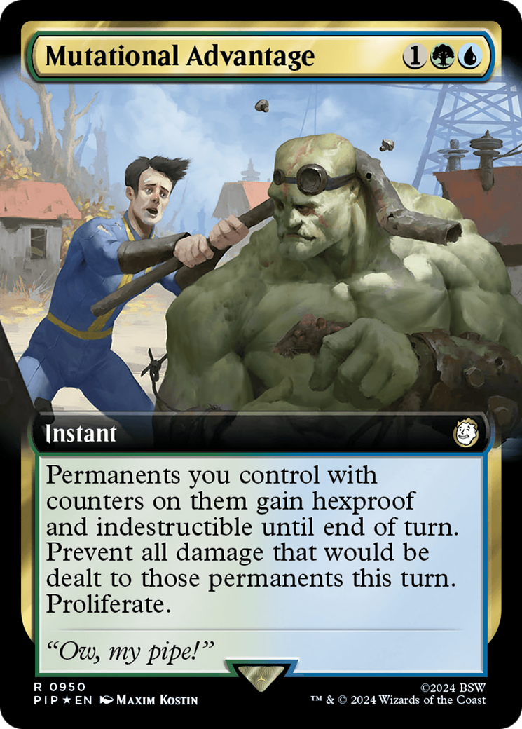 Mutational Advantage (Extended Art) (Surge Foil) [Fallout] | Deep Dive Games St. Marys