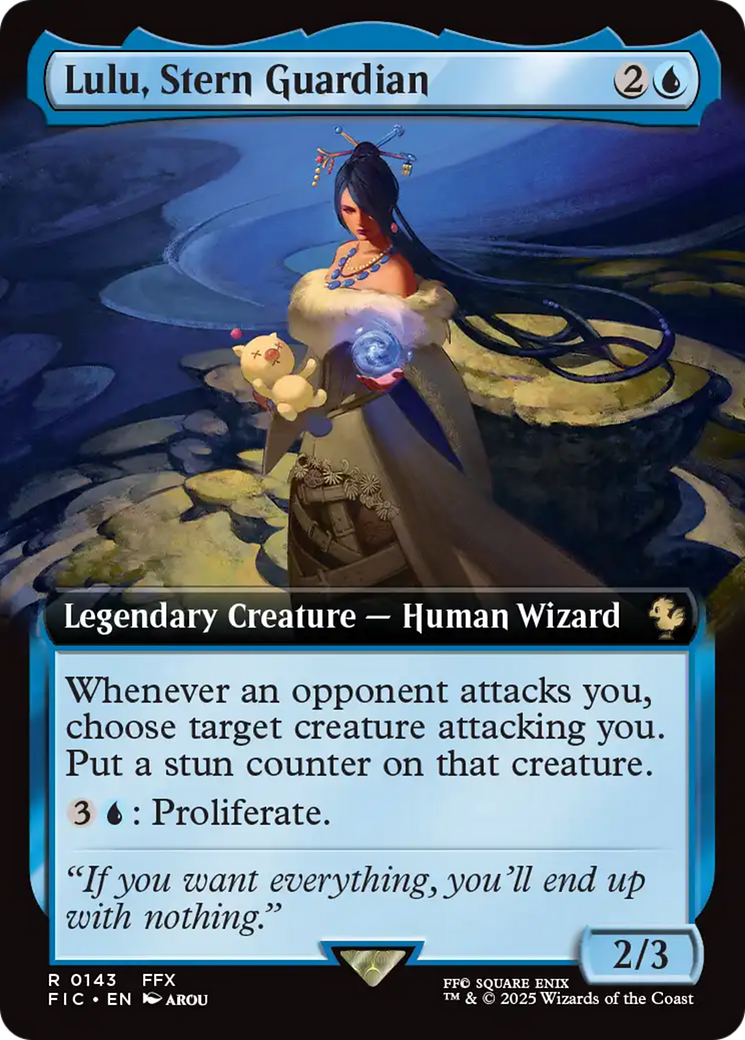 Lulu, Stern Guardian (Extended Art) [FINAL FANTASY Commander] | Deep Dive Games St. Marys