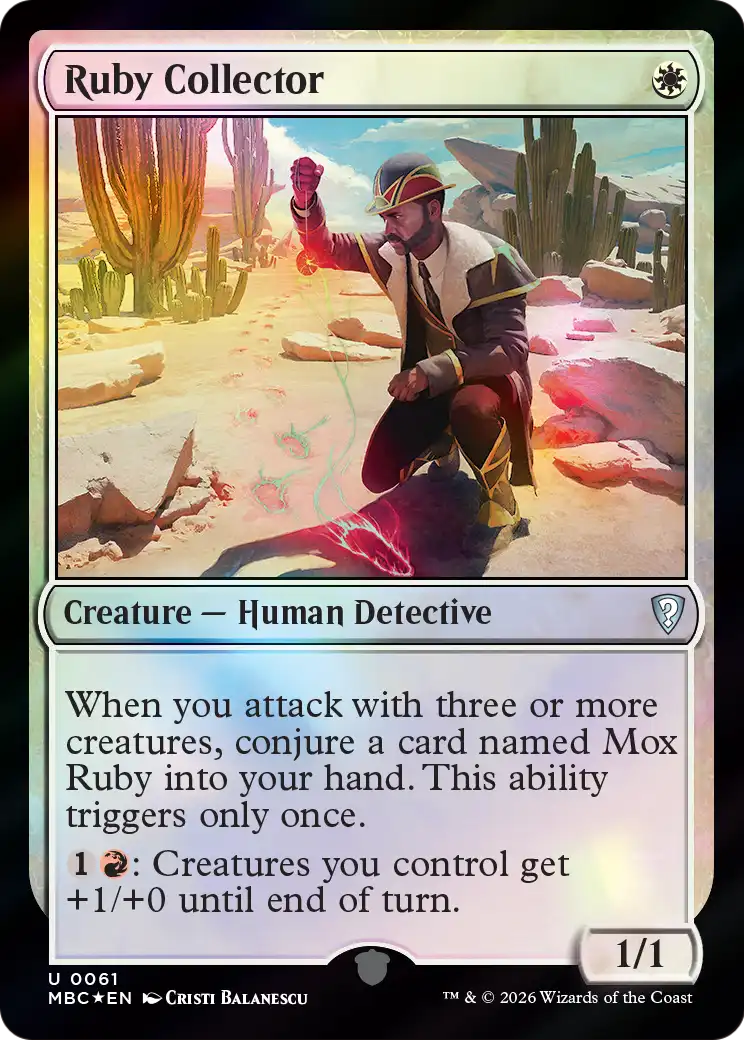 Ruby Collector [Mystery Booster: Commander Edition] | Deep Dive Games St. Marys