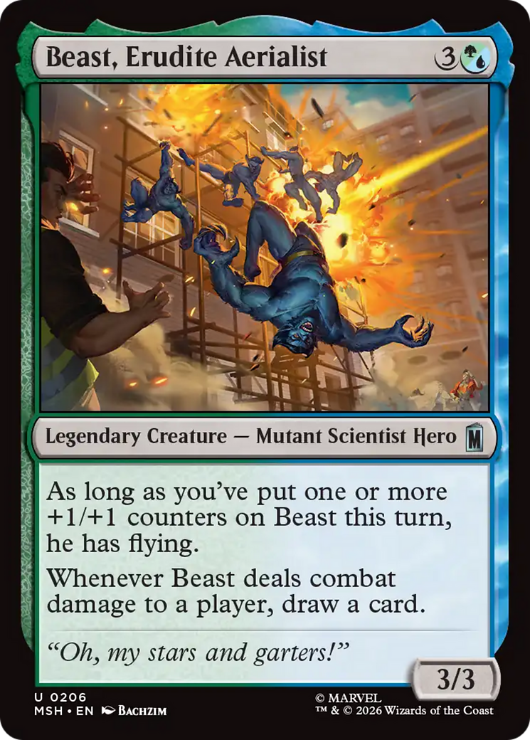 Beast, Erudite Aerialist [Marvel Super Heroes] | Deep Dive Games St. Marys