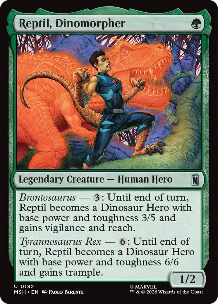 Reptil, Dinomorpher [Marvel Super Heroes] | Deep Dive Games St. Marys