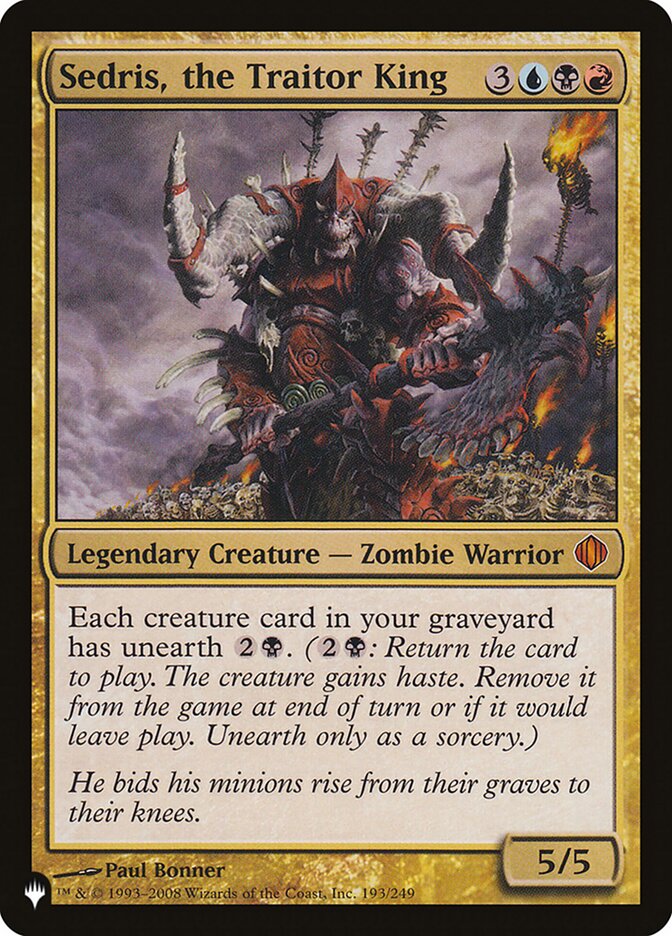 Sedris, the Traitor King [The List] | Deep Dive Games St. Marys