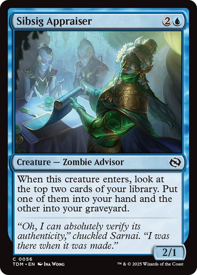 Sibsig Appraiser [Tarkir: Dragonstorm] | Deep Dive Games St. Marys