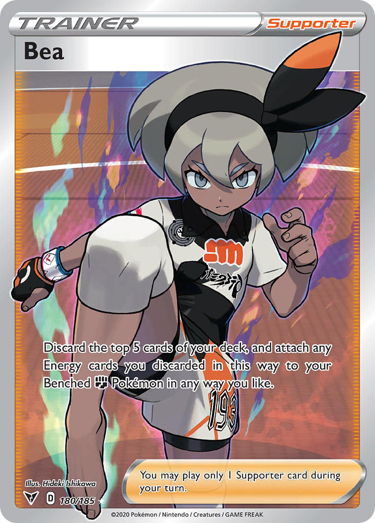 Bea (180/185) [Sword & Shield: Vivid Voltage] | Deep Dive Games St. Marys