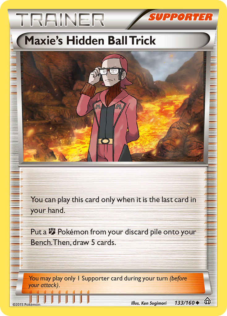 Maxie's Hidden Ball Trick (133/160) [XY: Primal Clash] | Deep Dive Games St. Marys