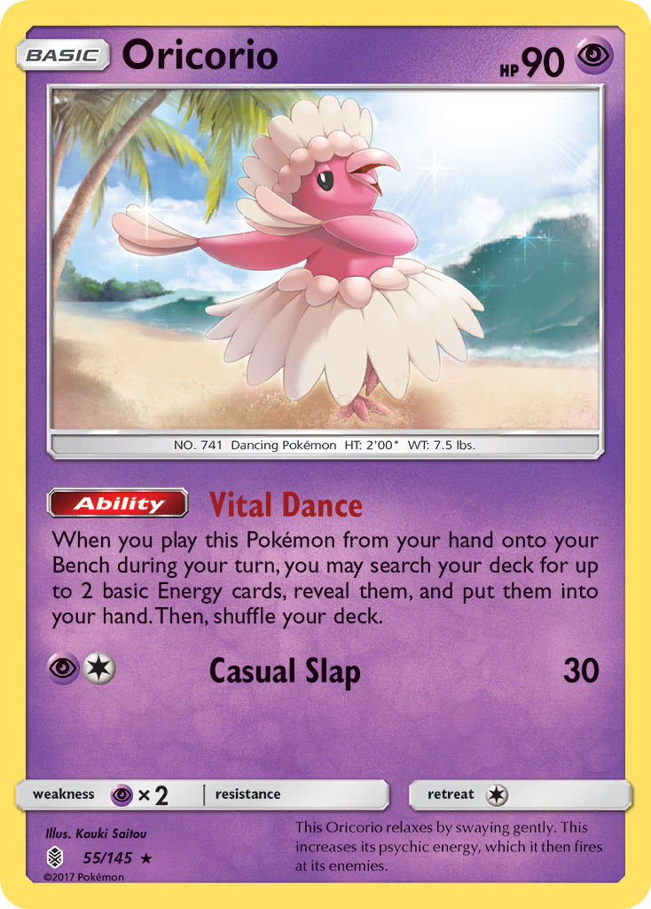 Oricorio (55/145) [Sun & Moon: Guardians Rising] | Deep Dive Games St. Marys