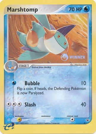 Marshtomp (011) (Jumbo Card) [Nintendo: Black Star Promos] | Deep Dive Games St. Marys