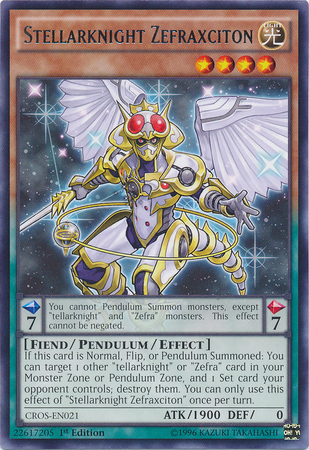 Stellarknight Zefraxciton [CROS-EN021] Rare | Deep Dive Games St. Marys
