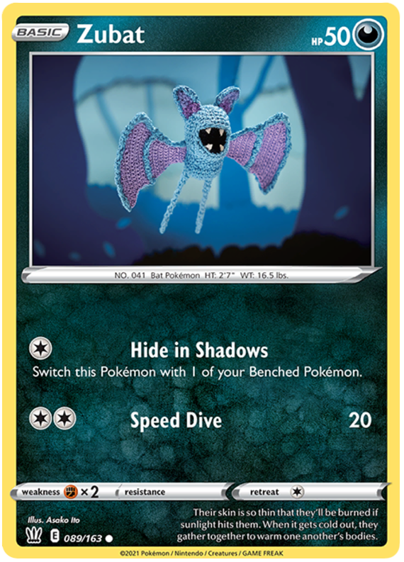 Zubat (089/163) [Sword & Shield: Battle Styles] | Deep Dive Games St. Marys