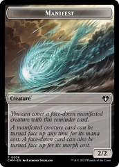 Manifest // Eldrazi Scion Double-Sided Token [Commander Masters Tokens] | Deep Dive Games St. Marys