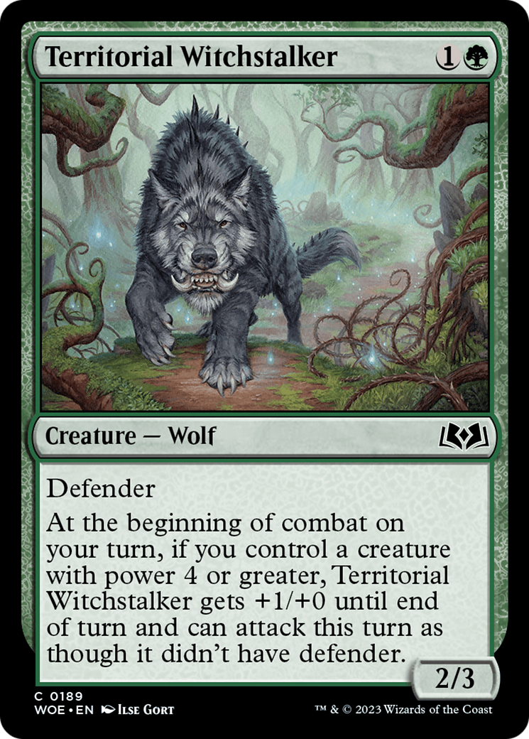 Territorial Witchstalker [Wilds of Eldraine] | Deep Dive Games St. Marys