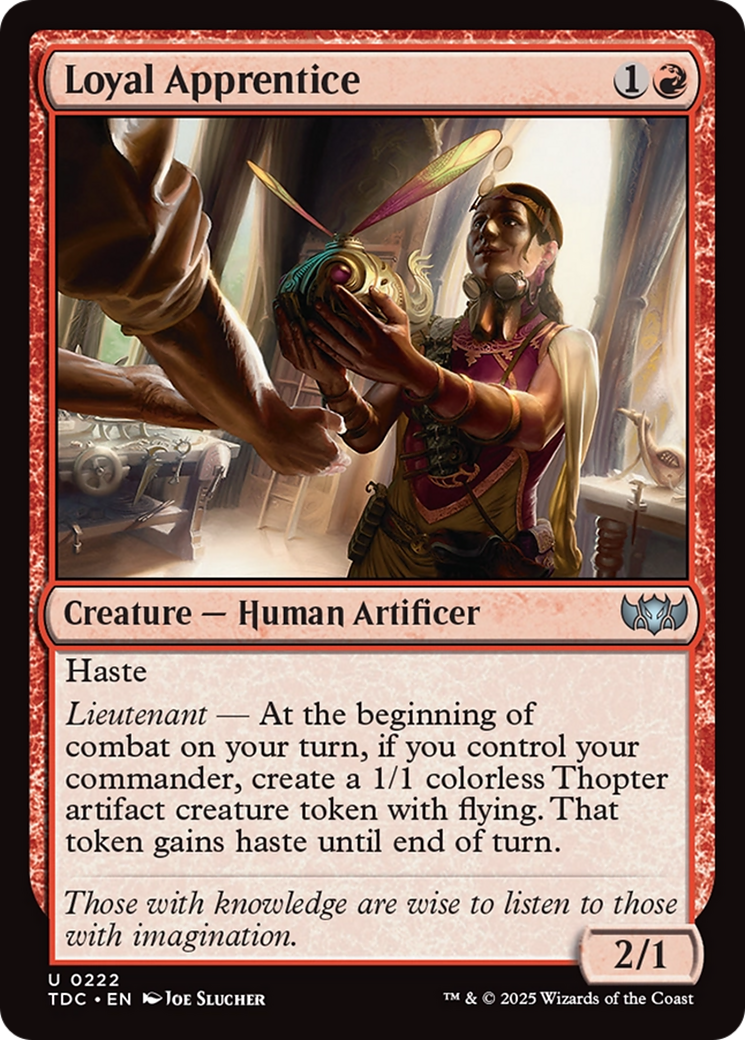 Loyal Apprentice [Tarkir: Dragonstorm Commander] | Deep Dive Games St. Marys