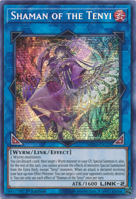 Shaman of the Tenyi [MP20-EN122] Prismatic Secret Rare | Deep Dive Games St. Marys