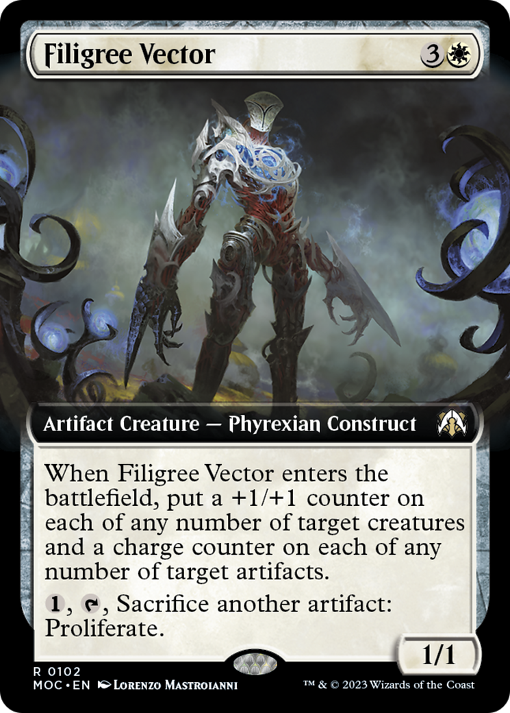 Filigree Vector (Extended Art) [March of the Machine Commander] | Deep Dive Games St. Marys