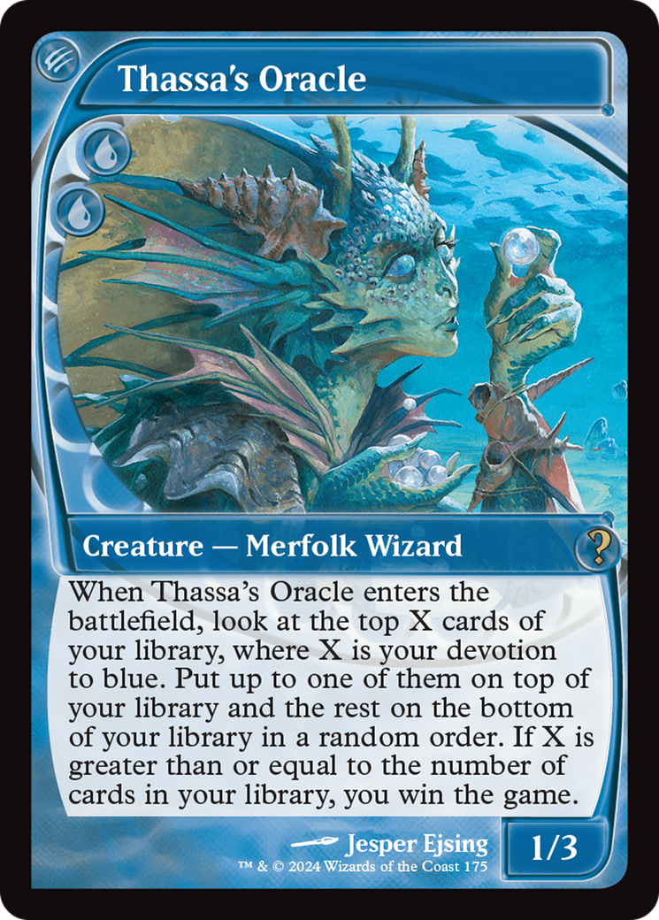 Thassa's Oracle (Future Sight) [Mystery Booster 2] | Deep Dive Games St. Marys