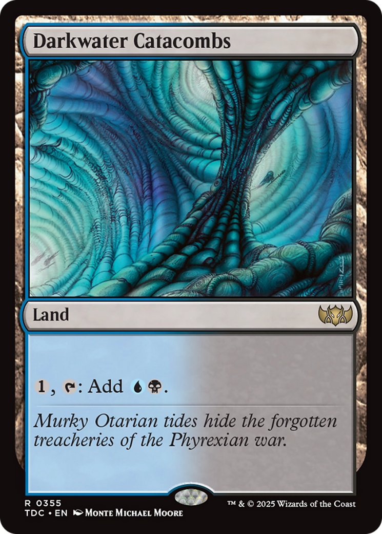Darkwater Catacombs [Tarkir: Dragonstorm Commander] | Deep Dive Games St. Marys
