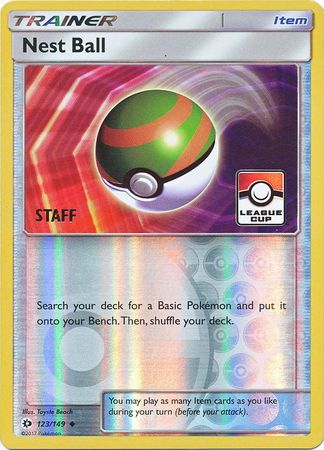 Nest Ball (123/149) (League Promo Staff) [Sun & Moon: Base Set] | Deep Dive Games St. Marys