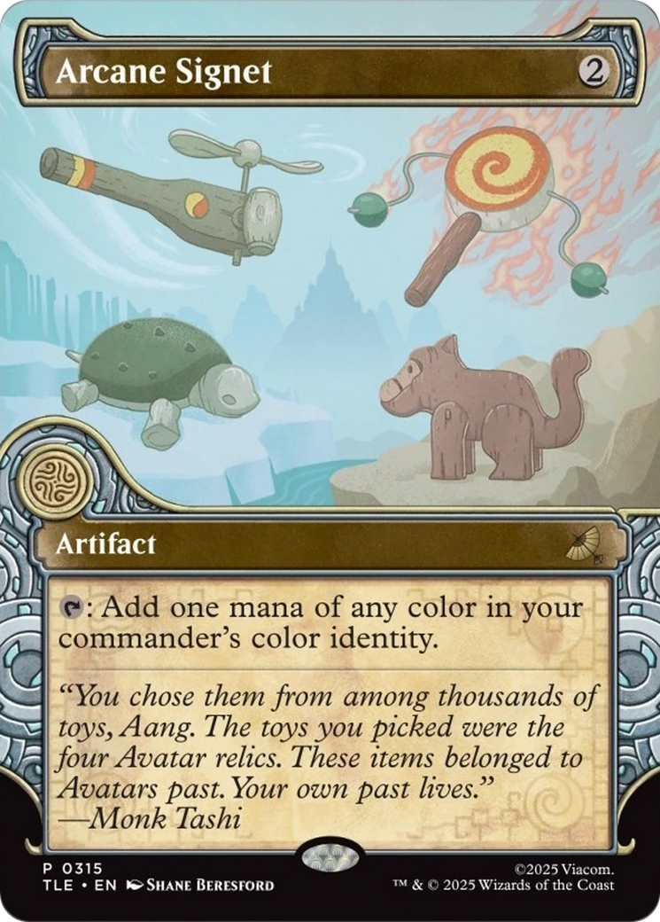 Arcane Signet (Showcase) [Avatar: The Last Airbender: Eternal-Legal] | Deep Dive Games St. Marys