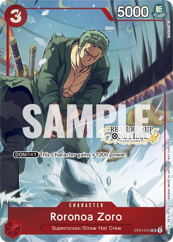 Roronoa Zoro (Treasure Cup) [One Piece Promotion Cards] | Deep Dive Games St. Marys