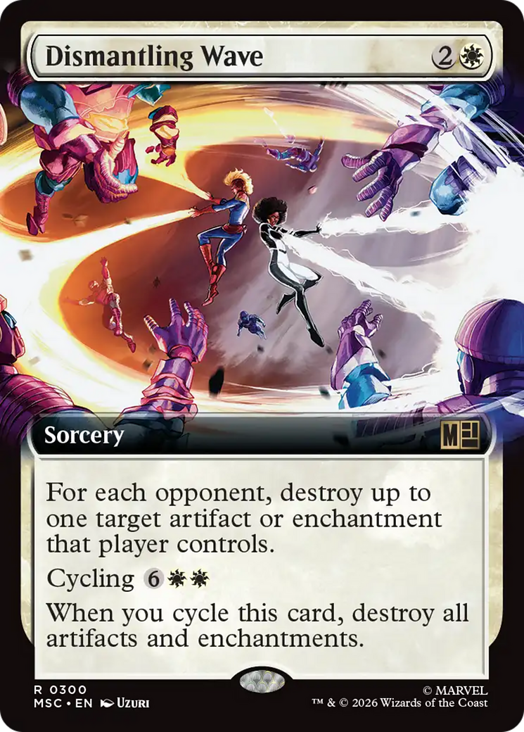 Dismantling Wave (Extended Art) [Marvel Super Heroes Commander] | Deep Dive Games St. Marys