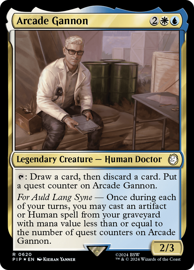 Arcade Gannon (Surge Foil) [Fallout] | Deep Dive Games St. Marys