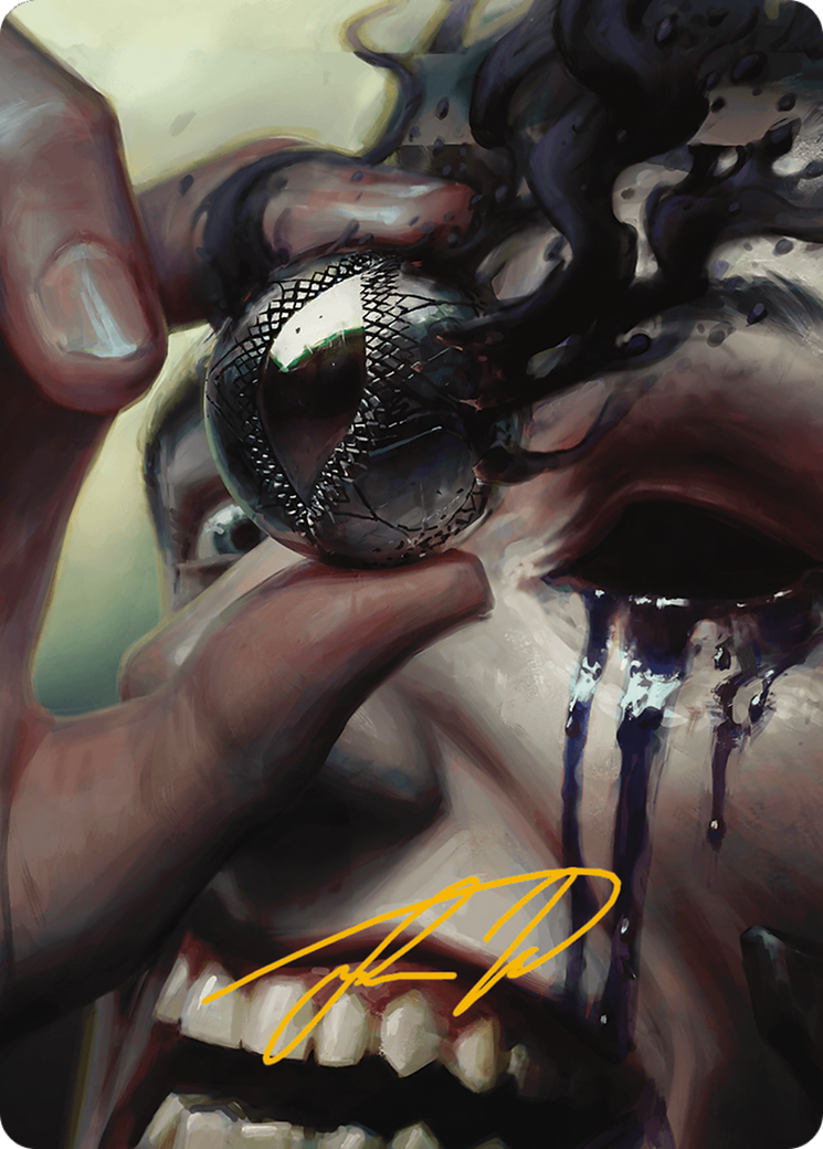 Jet Medallion Art Card (Gold-Stamped Signature) [Modern Horizons 3 Art Series] | Deep Dive Games St. Marys