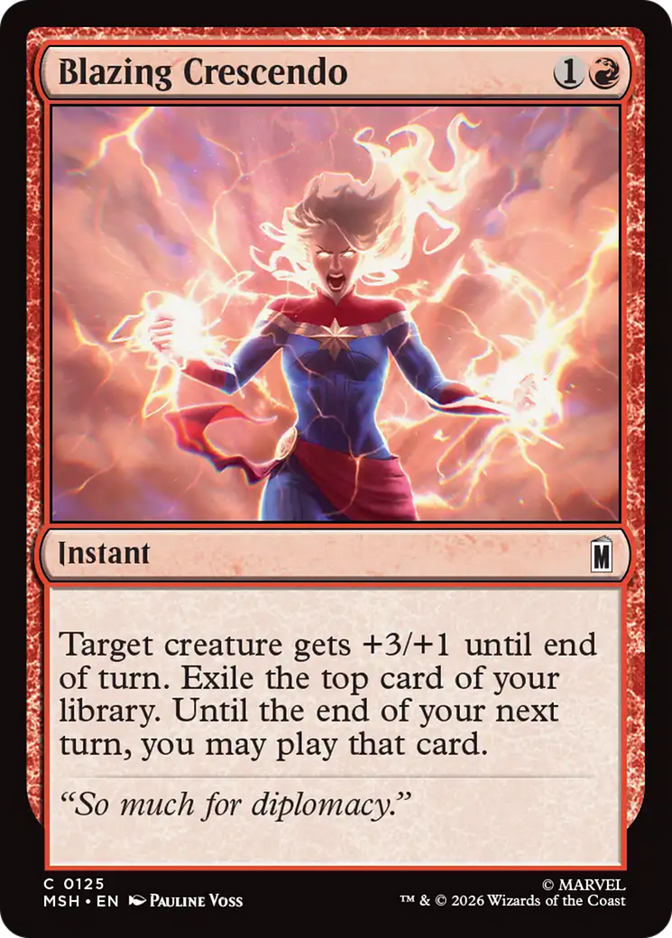 Blazing Crescendo [Marvel Super Heroes] | Deep Dive Games St. Marys