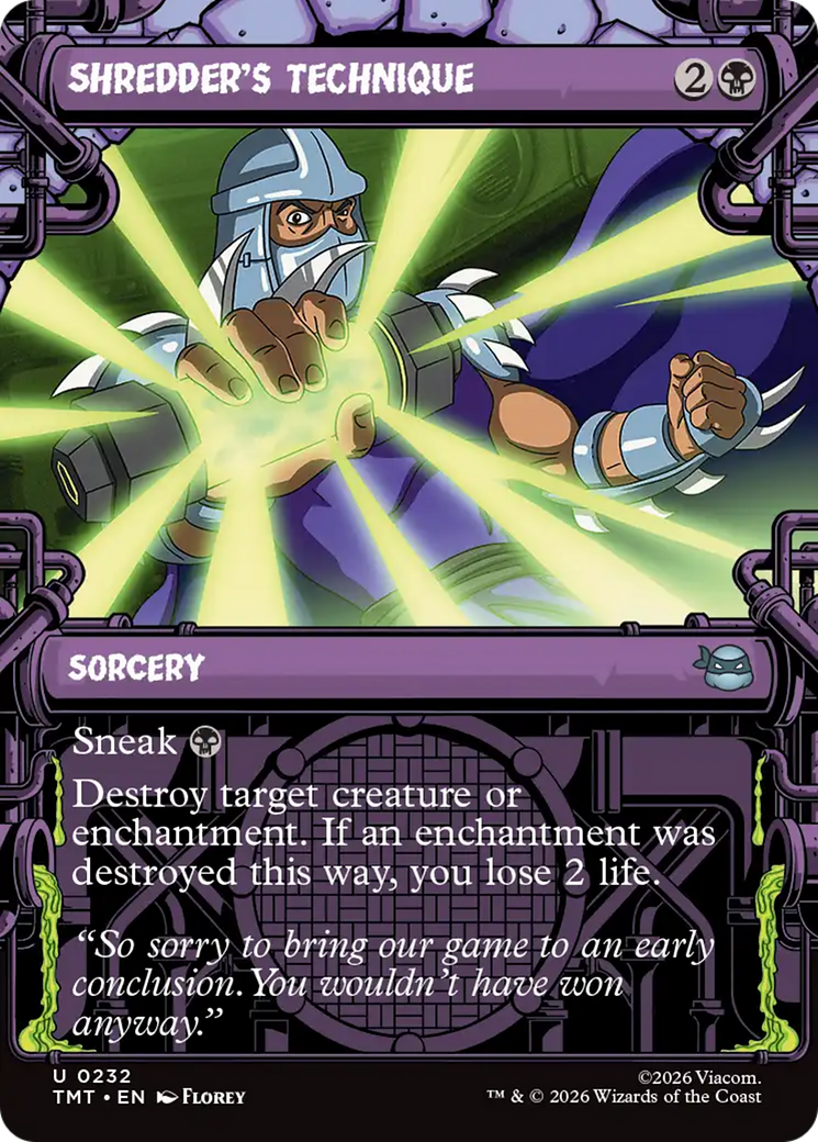 Shredder's Technique (Showcase) [Teenage Mutant Ninja Turtles] | Deep Dive Games St. Marys