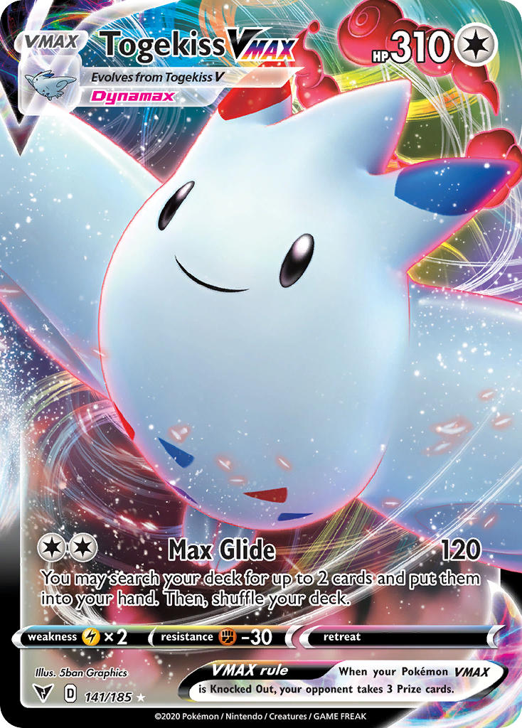 Togekiss VMAX (141/185) [Sword & Shield: Vivid Voltage] | Deep Dive Games St. Marys