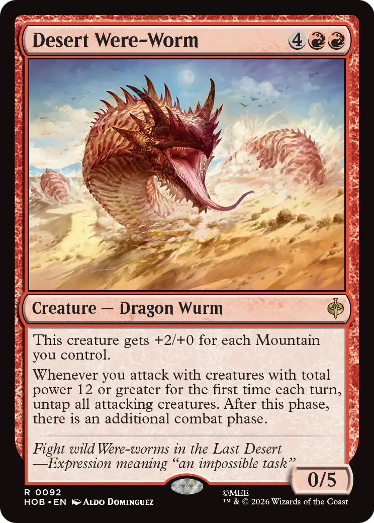 Desert Were-Worm [The Hobbit] | Deep Dive Games St. Marys