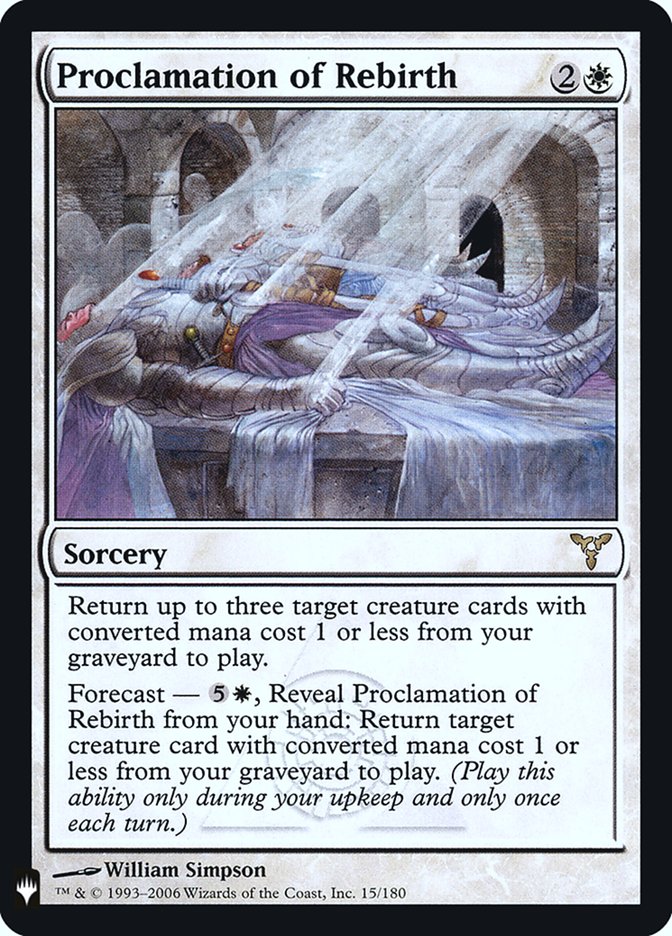 Proclamation of Rebirth [Mystery Booster] | Deep Dive Games St. Marys