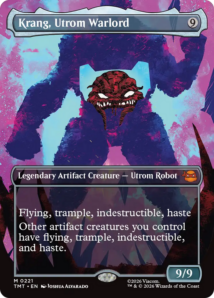 Krang, Utrom Warlord (Borderless) [Teenage Mutant Ninja Turtles] | Deep Dive Games St. Marys