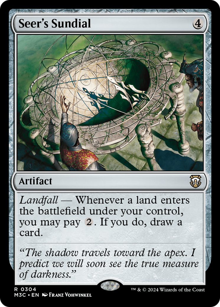Seer's Sundial (Ripple Foil) [Modern Horizons 3 Commander] | Deep Dive Games St. Marys