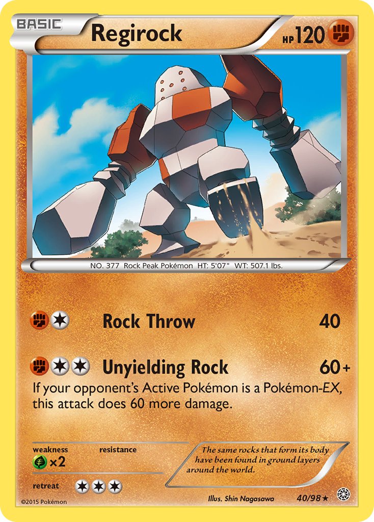 Regirock (40/98) (Theme Deck Exclusive) [XY: Ancient Origins] | Deep Dive Games St. Marys