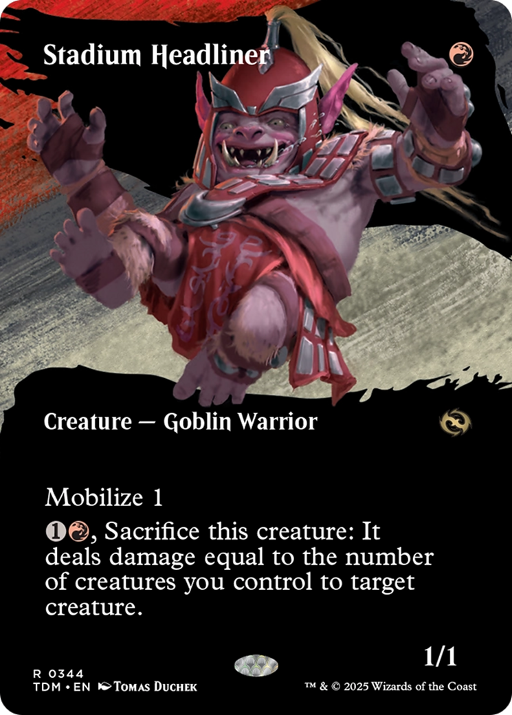 Stadium Headliner (Borderless) [Tarkir: Dragonstorm] | Deep Dive Games St. Marys