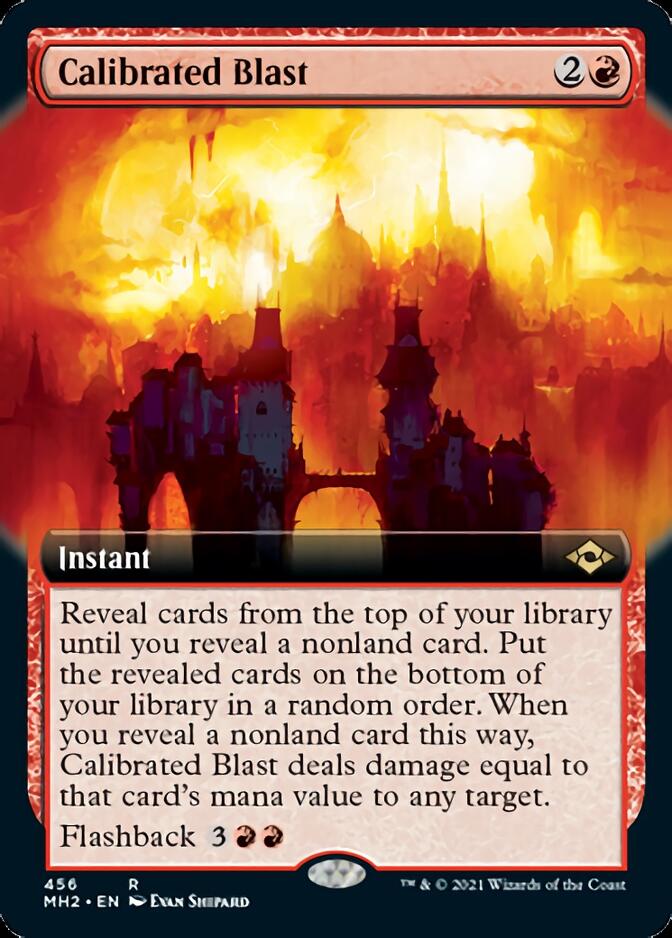 Calibrated Blast (Extended Art) [Modern Horizons 2] | Deep Dive Games St. Marys