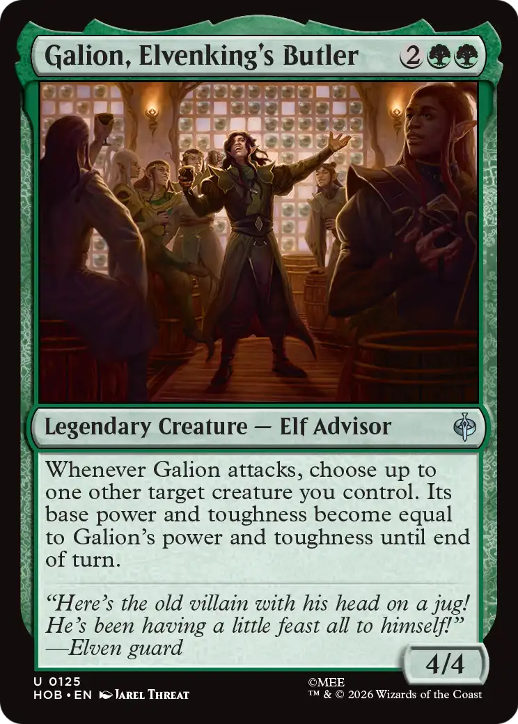 Galion, Elvenking's Butler [The Hobbit] | Deep Dive Games St. Marys
