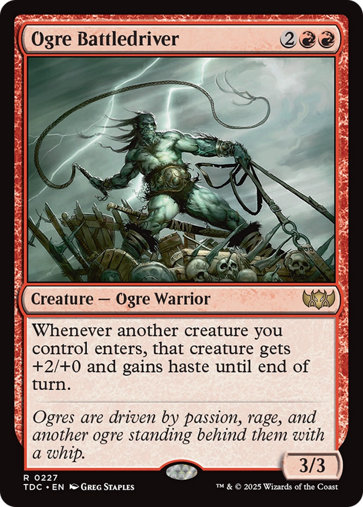 Ogre Battledriver [Tarkir: Dragonstorm Commander] | Deep Dive Games St. Marys